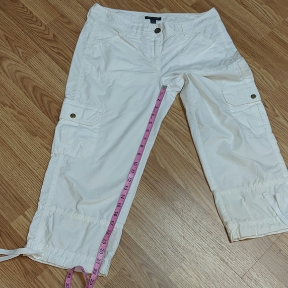 Tommy Hilfiger White Cargo Pants  Size 6 - Picture 10 of 12